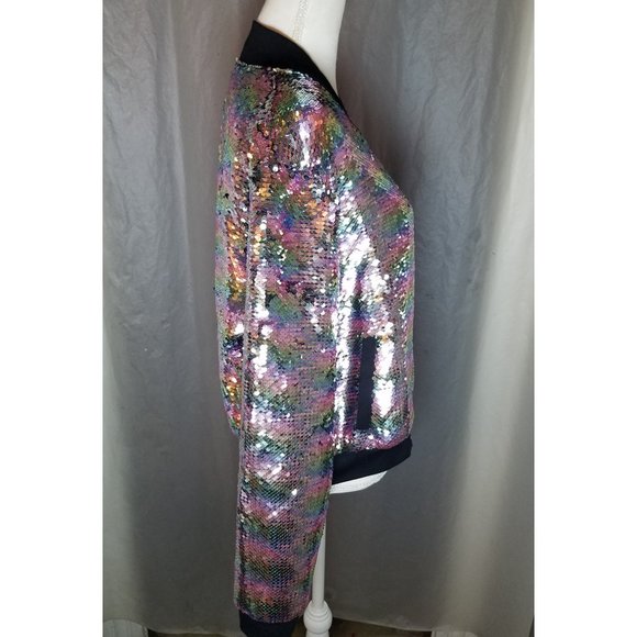 LulaRoe Sequin Jacket Size Large - Picture 3 of 8